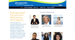 Desktop Screenshot of jodisolomonspeakers.com